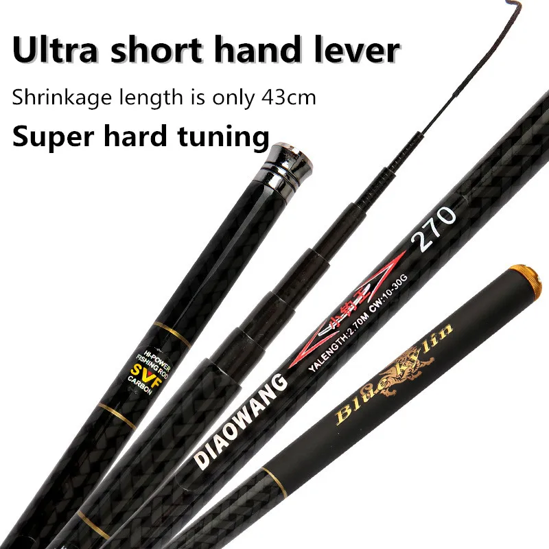New Mini Carbon Fiber Stream Fishing Rod 1.8M-4.5M Telescopic Carp Hand Pole Feeder Ultra Light Outdoor Fishing Tool 
New Mini Carbon Fiber Stream Fishing Rod 1.8M-4.5M Telescopic Carp Hand Pole Feeder Ultra Light Outdoor Fishing Tool