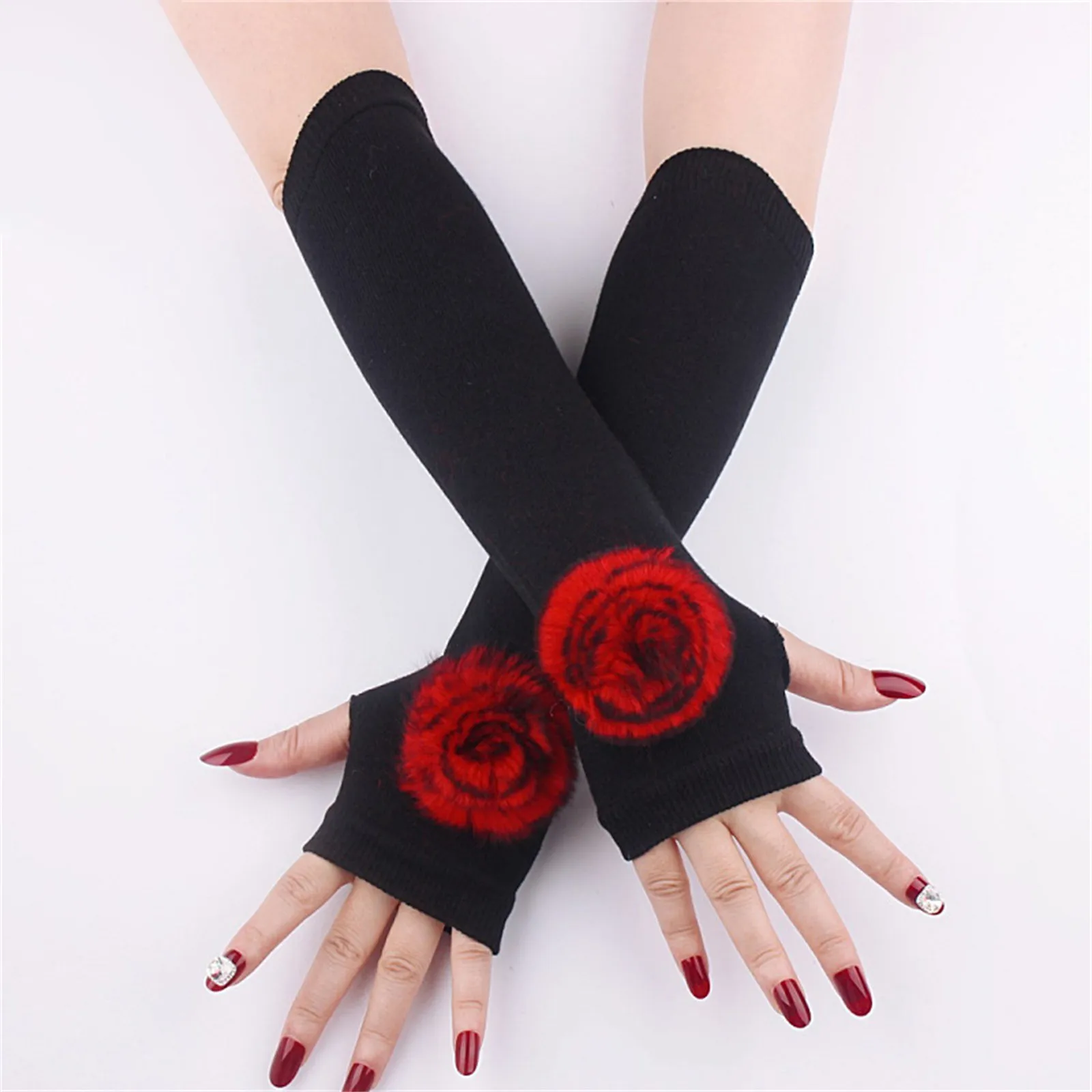 Women Stylish Hand Warmer Winter Gloves Arm Crochet Knitting Rabbit Ball Mitten Warm Fingerless Glove Gants Femme women gloves
Women Stylish Hand Warmer Winter Gloves Arm Crochet Knitting Rabbit Ball Mitten Warm Fingerless Glove Gants Femme women gloves