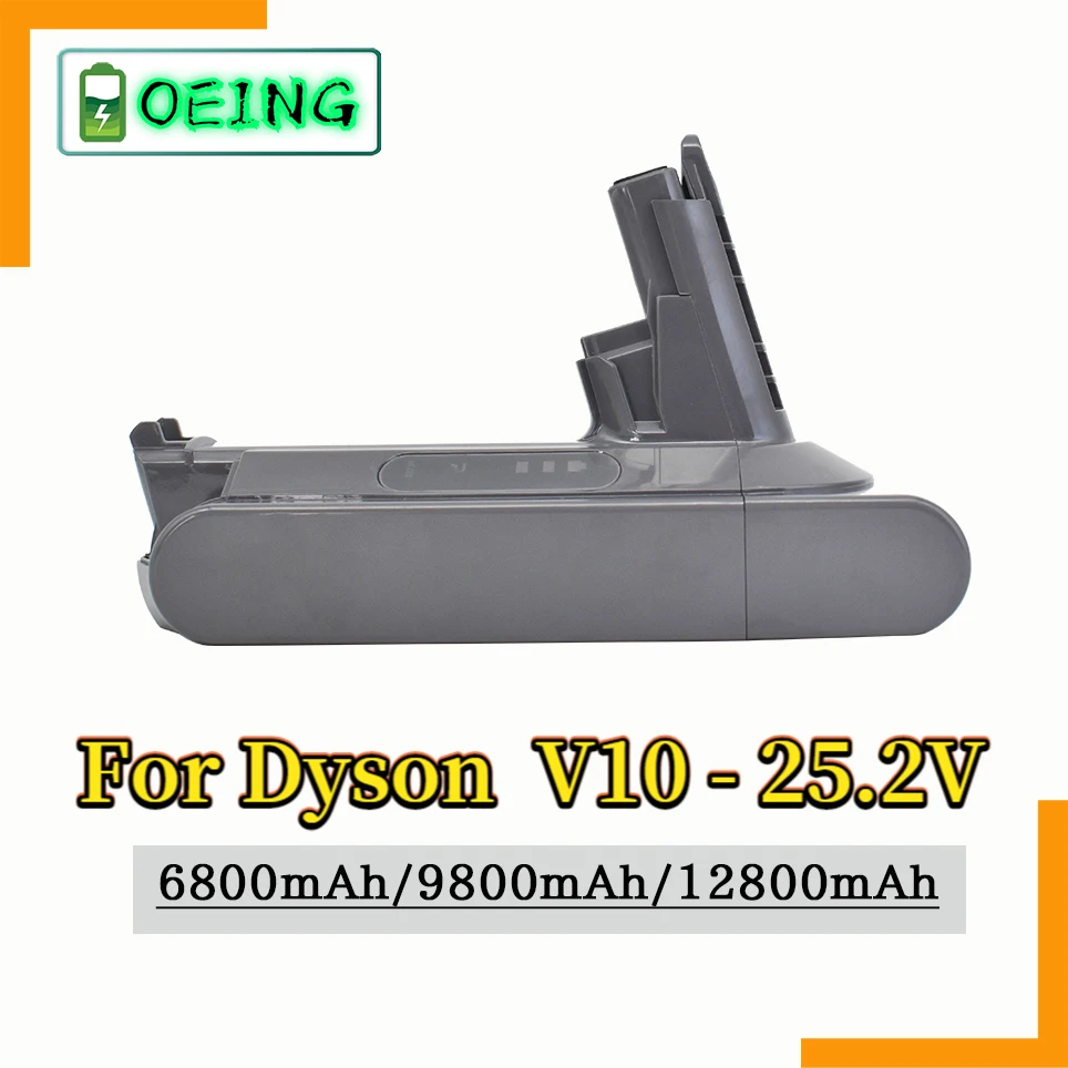 2021 100% New 25.2V 12.8Ah Li-ion Vacuum Cleaner Rechargeable Battery for Dyson V10 Absolute V10 Fluffy Cyclone Motorhead SV10
2021 100% New 25.2V 12.8Ah Li-ion Vacuum Cleaner Rechargeable Battery for Dyson V10 Absolute V10 Fluffy Cyclone Motorhead SV10