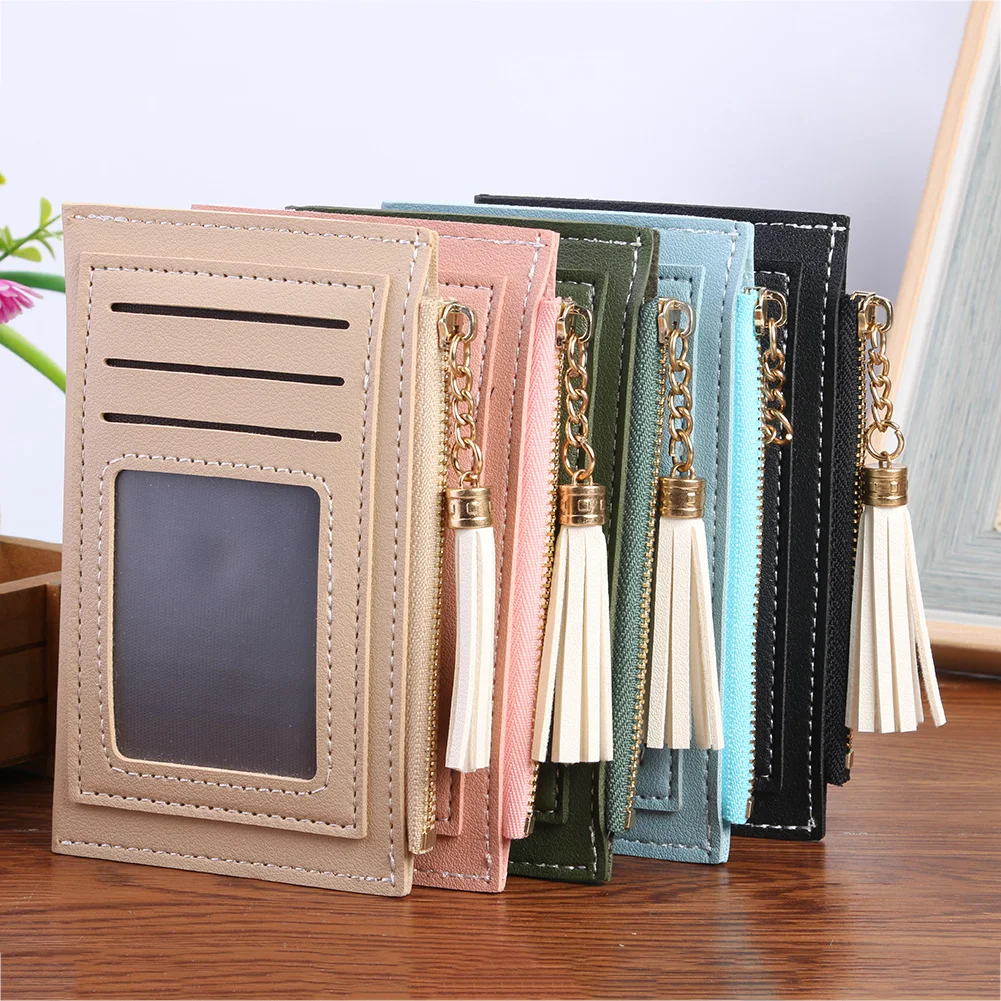 Key Card Coin Holders Pouches Multi-slot Wallet Mini Lady Leather Coin Purse Solid Color Zipper Purse Card Bag
Key Card Coin Holders Pouches Multi-slot Wallet Mini Lady Leather Coin Purse Solid Color Zipper Purse Card Bag