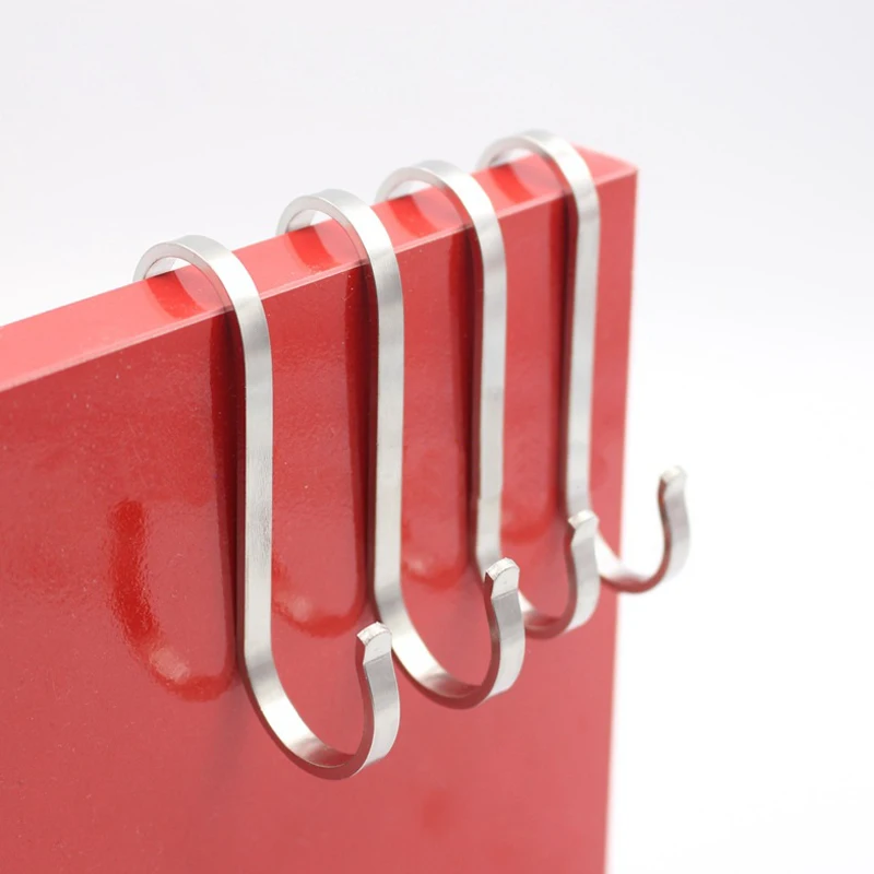 10Pcs S-Shape Stainless Steel Hook Kitchen Bedroom Multi-function Railing S Hanger Hook Clasp Holder Hooks Hanging Storage Tools
10Pcs S-Shape Stainless Steel Hook Kitchen Bedroom Multi-function Railing S Hanger Hook Clasp Holder Hooks Hanging Storage Tools