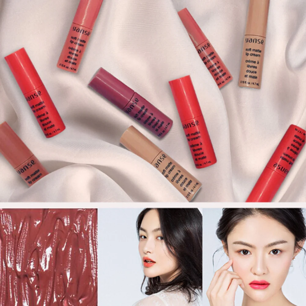 New Mini Velvet Matte Lip Glaze Waterproof Non-stick Long Lasting Lipstick Not Easy To Fade Lip Gloss Cosmetic Makeup shipping
New Mini Velvet Matte Lip Glaze Waterproof Non-stick Long Lasting Lipstick Not Easy To Fade Lip Gloss Cosmetic Makeup shipping