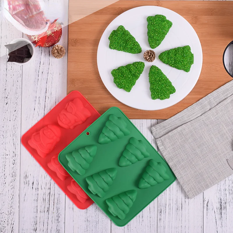 6 Grid Christmas Candy Molds Trays Silicone Baking Chocolate Mold Non Stick Biscuit Mold Cookies Baking Cookies Molds of Tree
6 Grid Christmas Candy Molds Trays Silicone Baking Chocolate Mold Non Stick Biscuit Mold Cookies Baking Cookies Molds of Tree