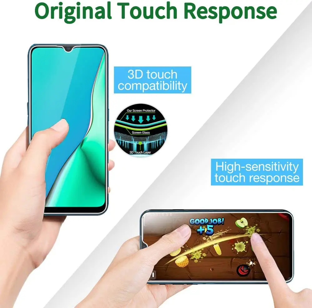 Защитное стекло для OPPO RX17 Neo F7 AX7 Reno 10x Zoom A91 A52 K3 F15 A3s A5s Reno3 | Мобильные телефоны и