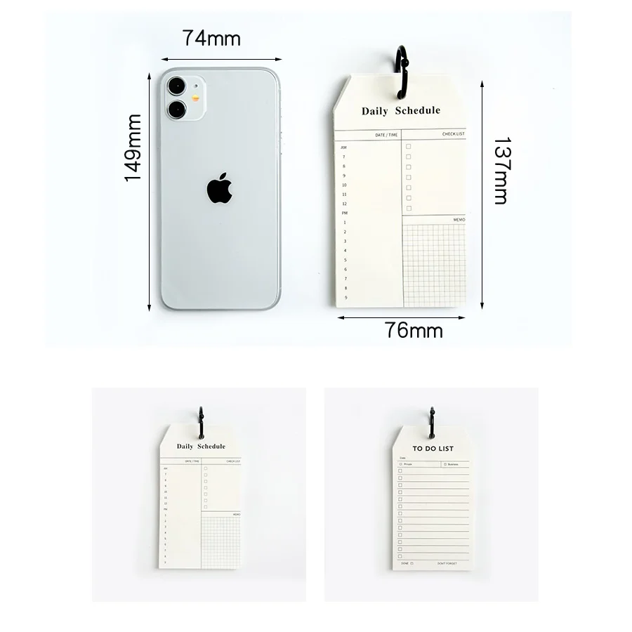 50 Sheets Simple Wireless Book, To Do List Daily Schedule Memo Pad, Steno Notebook Planner Agenda Office School Supplies A6456
50 Sheets Simple Wireless Book, To Do List Daily Schedule Memo Pad, Steno Notebook Planner Agenda Office School Supplies A6456