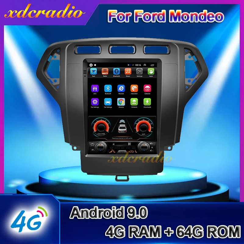 Xdcradio 10.4" Android 9.0 For Ford Mondeo Car Radio Automotivo Car DVD Multimedia Player Auto GPS Navigation Stereo 2007-2013
Xdcradio 10.4" Android 9.0 For Ford Mondeo Car Radio Automotivo Car DVD Multimedia Player Auto GPS Navigation Stereo 2007-2013