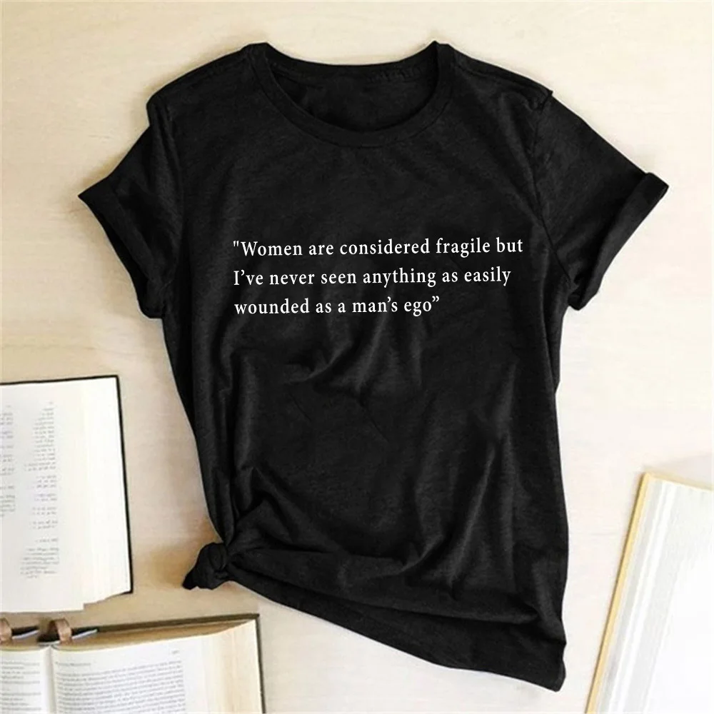 Feminist T Shirt Women Graphic Print T Shirt Top Harajuku Women Female Girl Summer Short Sleeve T-shirt Tee Shirt Chemise Femme
Feminist T Shirt Women Graphic Print T Shirt Top Harajuku Women Female Girl Summer Short Sleeve T-shirt Tee Shirt Chemise Femme