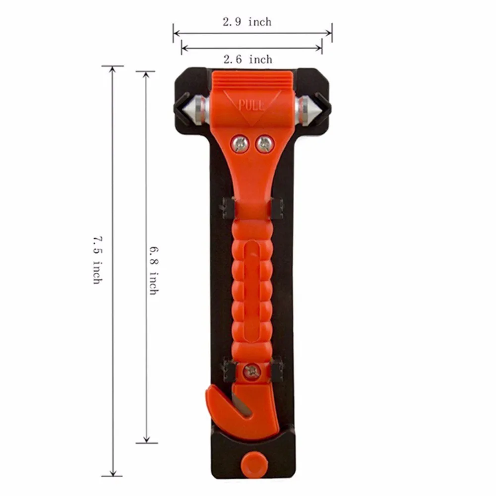 1PCS Portable Survival Safety Hammer Camping Driving Car Seat Belt Cutter Emergency Escape Hammer to Break Window Glass
1PCS Portable Survival Safety Hammer Camping Driving Car Seat Belt Cutter Emergency Escape Hammer to Break Window Glass