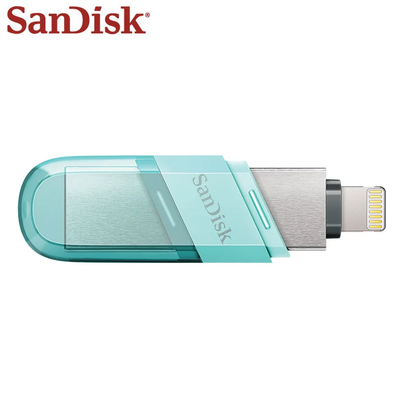 

Двойной Флеш-накопитель Sandisk 256gb Usb 3,0 ix90 флеш-накопитель 128 ГБ высокоскоростной Флэш-накопитель 64gb U Диск флеш-накопитель для iPhone для компьюте...