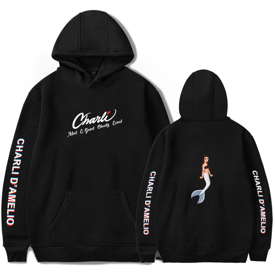 Hot Sale Charli DAmelio Hoodies Sweatshirts Men/women Autumn Winter Hooded Harajuku Boy/girl Charli D'Amelio Sweatshirts
Hot Sale Charli DAmelio Hoodies Sweatshirts Men/women Autumn Winter Hooded Harajuku Boy/girl Charli D'Amelio Sweatshirts