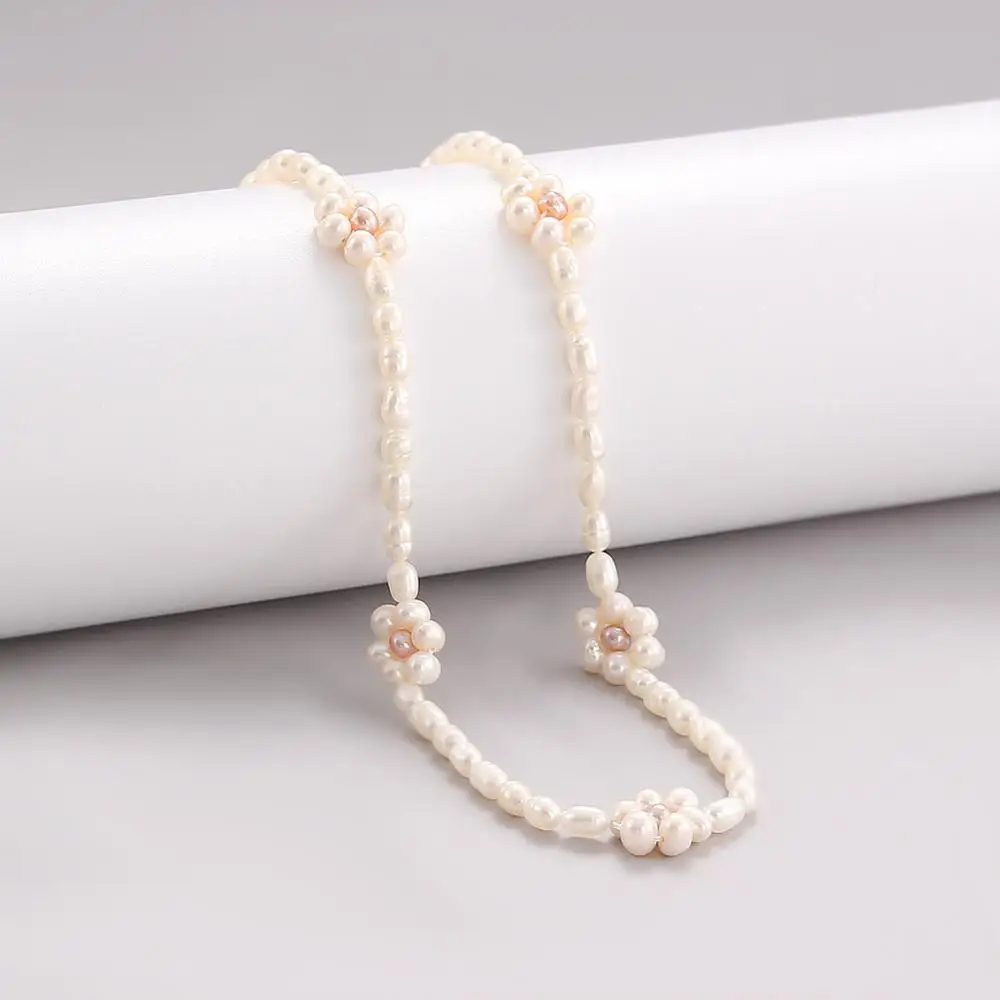 Coeufuedy Real Freshwater Pearl Necklace for Women Daisy Handmade 3-4mm White Rice Pearl Necklace FineJewelry 2020 New
Coeufuedy Real Freshwater Pearl Necklace for Women Daisy Handmade 3-4mm White Rice Pearl Necklace FineJewelry 2020 New