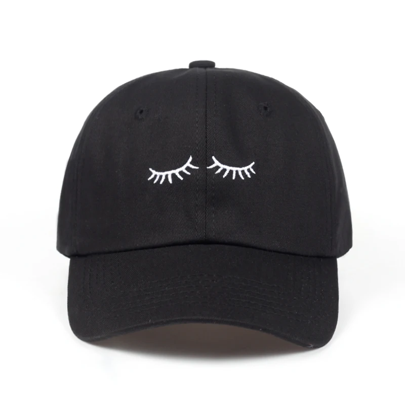 2018 new Eyelashes embroidery Baseball Cap men women 100% Cotton dad hat summer fashion snapback cap hats wholesale
2018 new Eyelashes embroidery Baseball Cap men women 100% Cotton dad hat summer fashion snapback cap hats wholesale