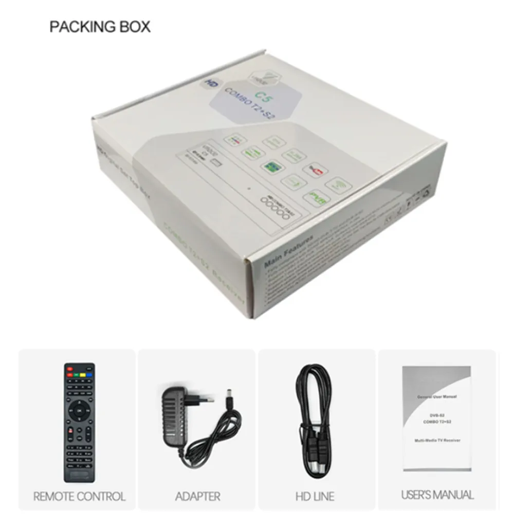 Vmade DVB-T2 DVB-S2 2 in 1 Combo Digital Terrestrial Satellite TV Tuner Support Youtube M3U Bisskey Fully 1080P H.264 HD Audio
Vmade DVB-T2 DVB-S2 2 in 1 Combo Digital Terrestrial Satellite TV Tuner Support Youtube M3U Bisskey Fully 1080P H.264 HD Audio