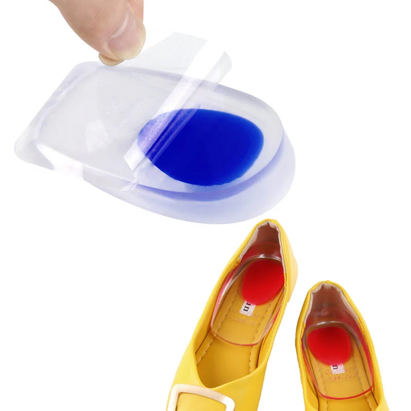 1 Pair Silicone Gel Insoles Heel Plantar Fasciitis Heel Cushion Pain Absorption Heel Pads Relief Shock For Callus Corns Bone
1 Pair Silicone Gel Insoles Heel Plantar Fasciitis Heel Cushion Pain Absorption Heel Pads Relief Shock For Callus Corns Bone