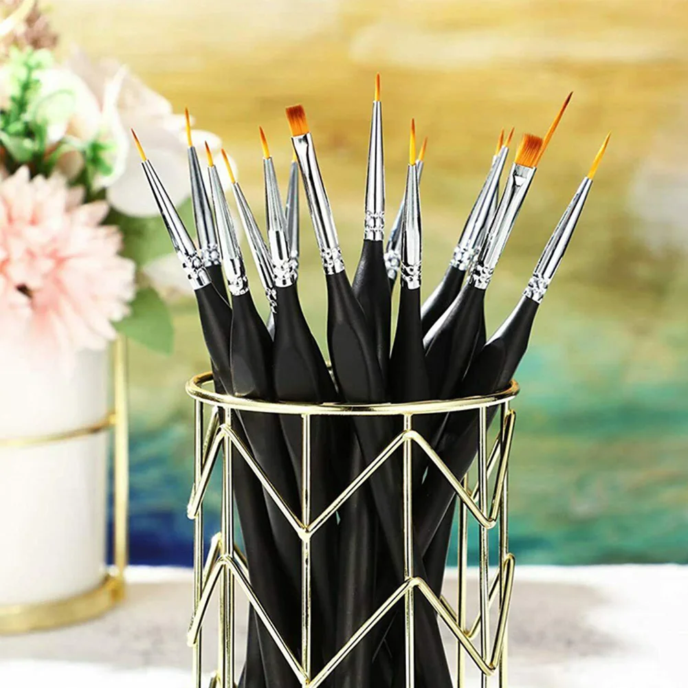 15pcs School Beginner DIY Artist Drawing Watercolor Painting Tool Home Nylon Hair On Canvas Detail Paint Brush Set Gift
15pcs School Beginner DIY Artist Drawing Watercolor Painting Tool Home Nylon Hair On Canvas Detail Paint Brush Set Gift