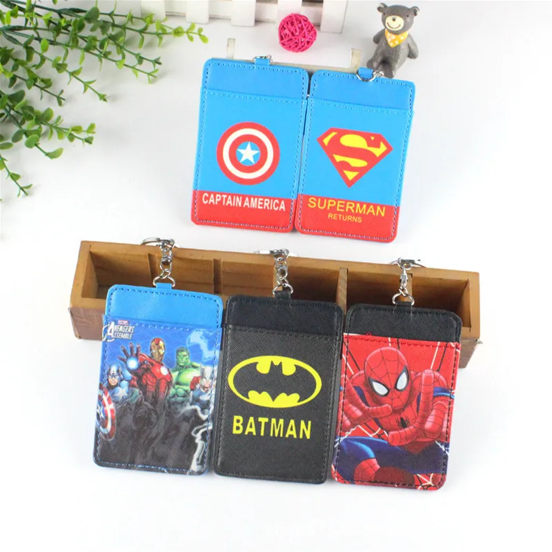 Marvel Anime ID Card Holder Disney Captain America Spiderman PU Credit Card Case for Women and Men Metro Bus Card Case Keychain 
Marvel Anime ID Card Holder Disney Captain America Spiderman PU Credit Card Case for Women and Men Metro Bus Card Case Keychain