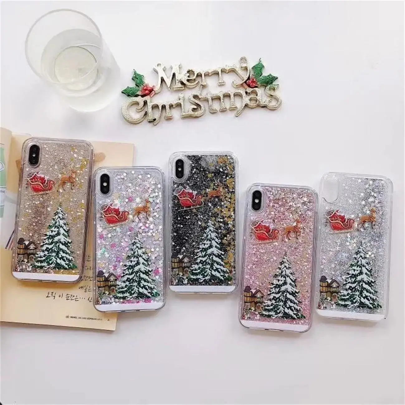Merry Christmas Glitter Quicksand Phone Case For iPhone 13 12 Pro 11 11Pro Max XR XS Max X 7 8 6 Plus Santa Claus Elk Cover
Merry Christmas Glitter Quicksand Phone Case For iPhone 13 12 Pro 11 11Pro Max XR XS Max X 7 8 6 Plus Santa Claus Elk Cover