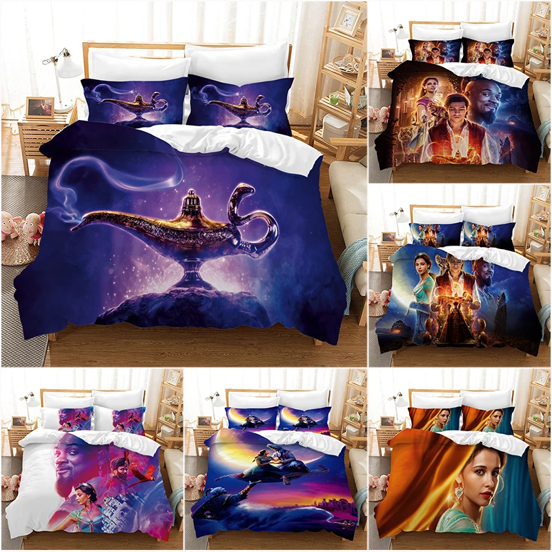 Фильм Лампа Аладдина с печатным рисунком, стеганое одеяло, размеры: комплект для обычной двухстальной с наволочка Постельное белье 3D Компле... 
Фильм Лампа Аладдина с печатным рисунком, стеганое одеяло, размеры: комплект для обычной двухстальной с наволочка Постельное белье 3D Компле...