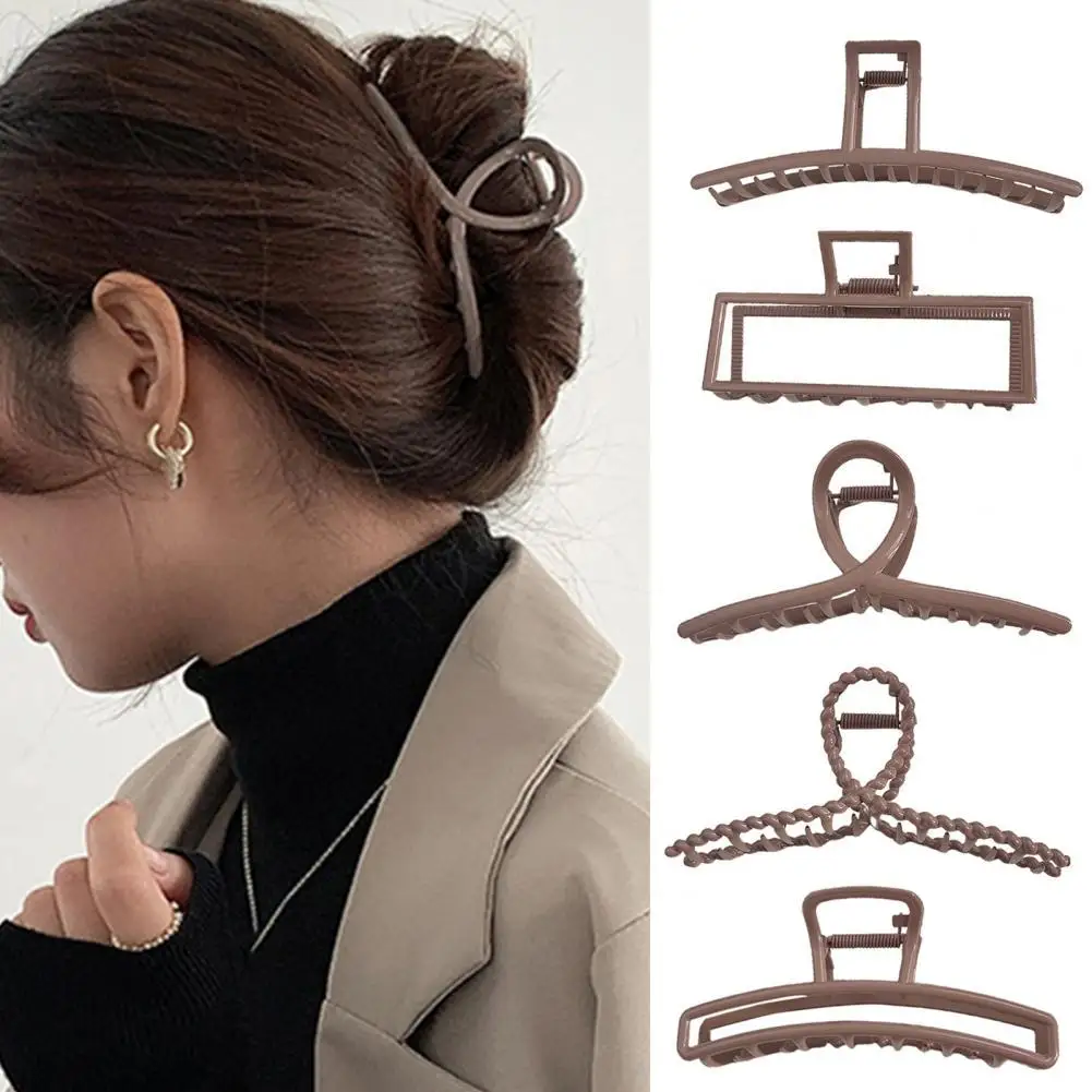 40% Dropshipping!! 5Pcs Hair Claws Eco-friendly Dual Interlockings Teeth Metal Strong Hold Hair Jaw Clip Supplies for Female
40% Dropshipping!! 5Pcs Hair Claws Eco-friendly Dual Interlockings Teeth Metal Strong Hold Hair Jaw Clip Supplies for Female