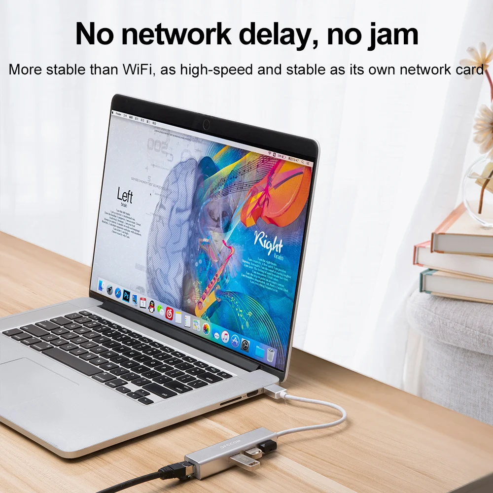 OFCCOM USB C Ethernet USB 3.0 2.0 to RJ45 Hub 10/100/1000Mbps Ethernet Adapter Network Card USB Lan For Macbook Windows
OFCCOM USB C Ethernet USB 3.0 2.0 to RJ45 Hub 10/100/1000Mbps Ethernet Adapter Network Card USB Lan For Macbook Windows