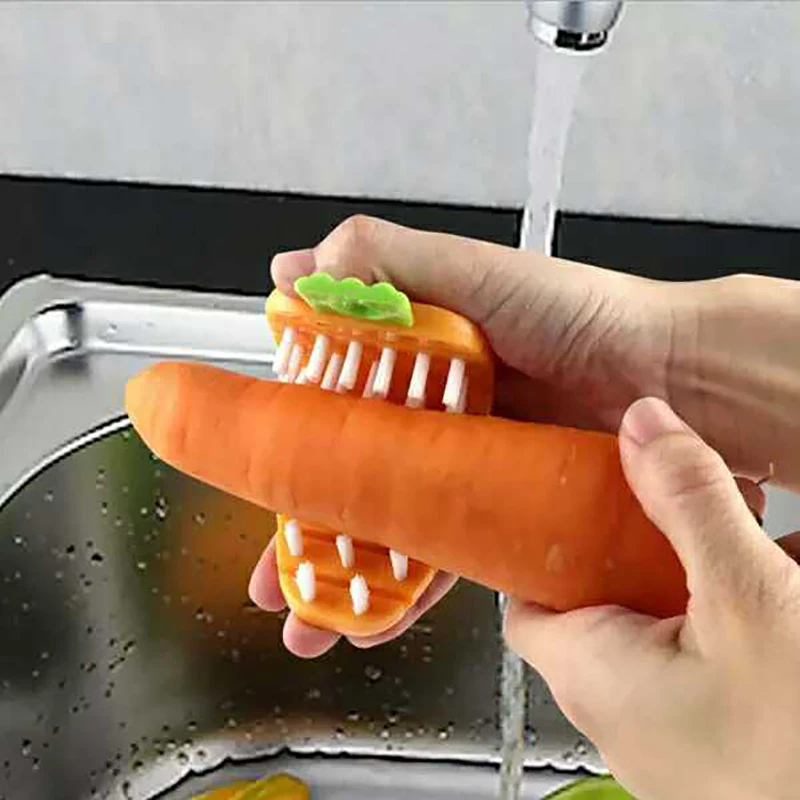 

Multi-functional Protect Hand Dirt Clean Brushes Easy Cleaning Tools Scrubber Vegetables Fruit Accessories Kitchen Gadgets