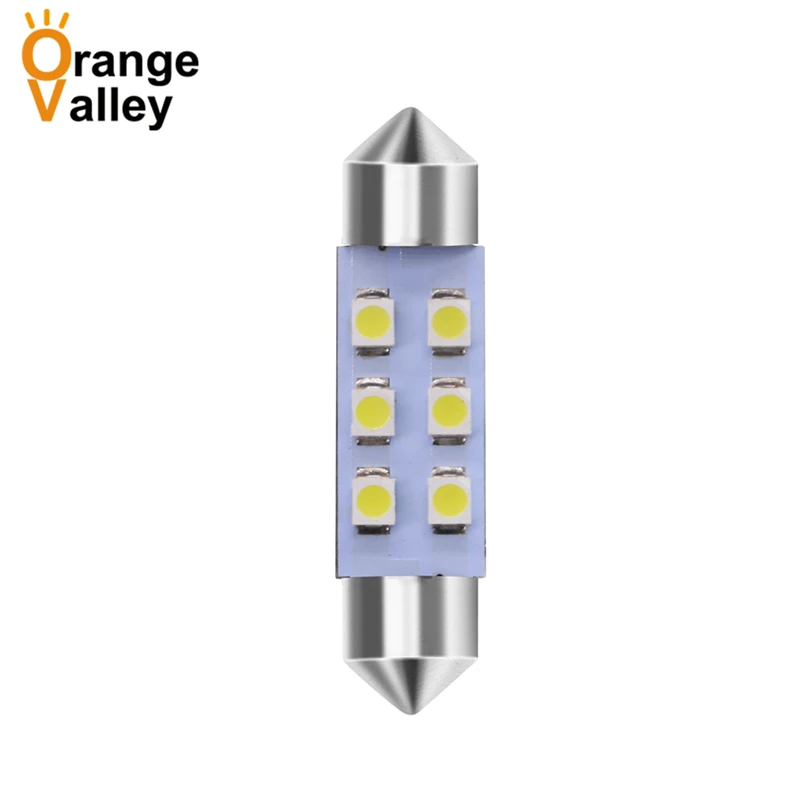 500Pcs Car C5W 31mm 36mm 39mm 41mm 6 LED 3528 1210 SMD Auto Festoon Dome Interior Map Door Lights Lamp Bulb DC12V
500Pcs Car C5W 31mm 36mm 39mm 41mm 6 LED 3528 1210 SMD Auto Festoon Dome Interior Map Door Lights Lamp Bulb DC12V