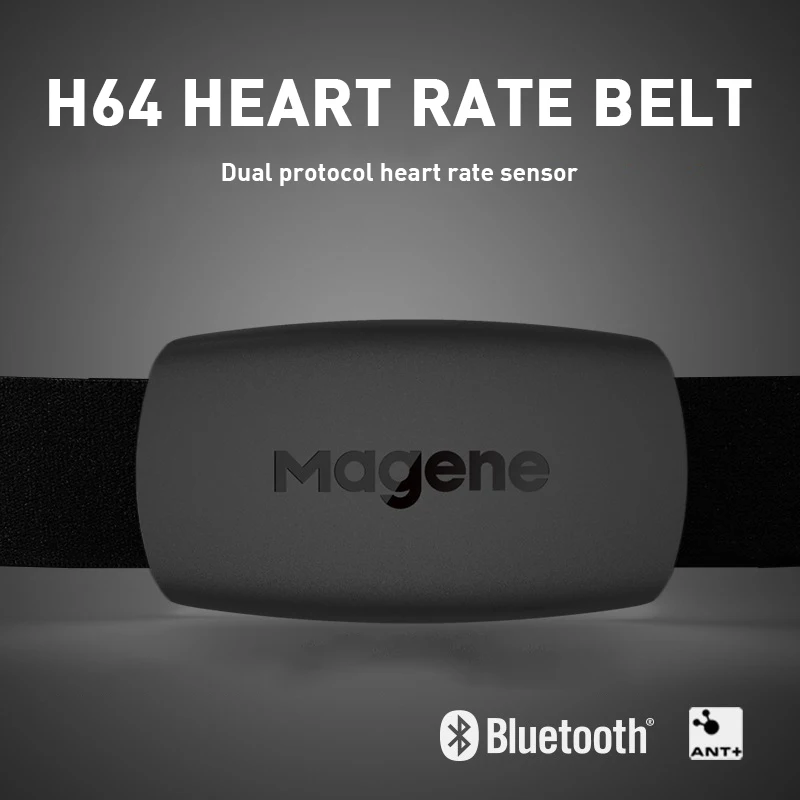 Новинка датчик пульса Magene H64 Bluetooth ANT монитор двойного режима для компьютера