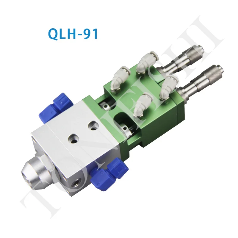 

QLH-91 thimble-type two-liquid dispensing valve, ab two-component glue mixing valve, with micrometer glue volume fine-tuning