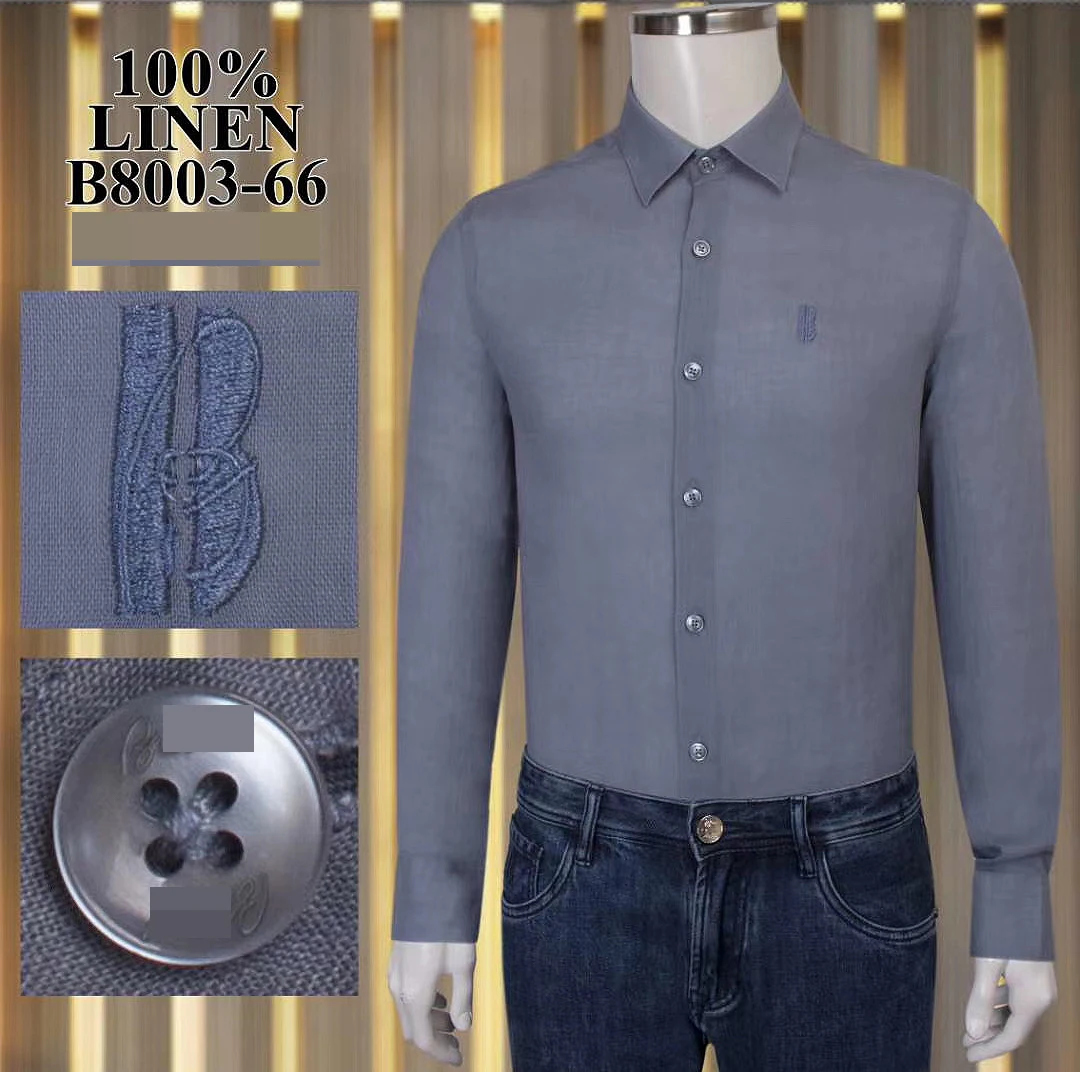 100% LINEN Billionaire Shirt Long-sleeved men's 2021 new Business fashion warm embroidery big size high-quality M~4XL
100% LINEN Billionaire Shirt Long-sleeved men's 2021 new Business fashion warm embroidery big size high-quality M~4XL