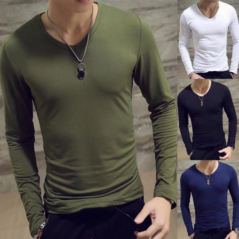 Men V-Neck Blouse Fashion Solid Color Shirts Slim Fit Shirt Pullover Casual Blouses Winter Spring Long Sleeve Tops
Men V-Neck Blouse Fashion Solid Color Shirts Slim Fit Shirt Pullover Casual Blouses Winter Spring Long Sleeve Tops