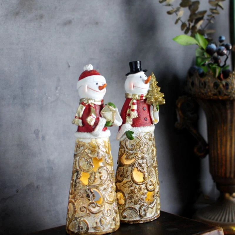 Vintage Home Ornaents Resin Santa With LED Light Christmas Decoration For Living Room Bedroom Noel Navidad декор для дома
Vintage Home Ornaents Resin Santa With LED Light Christmas Decoration For Living Room Bedroom Noel Navidad декор для дома
