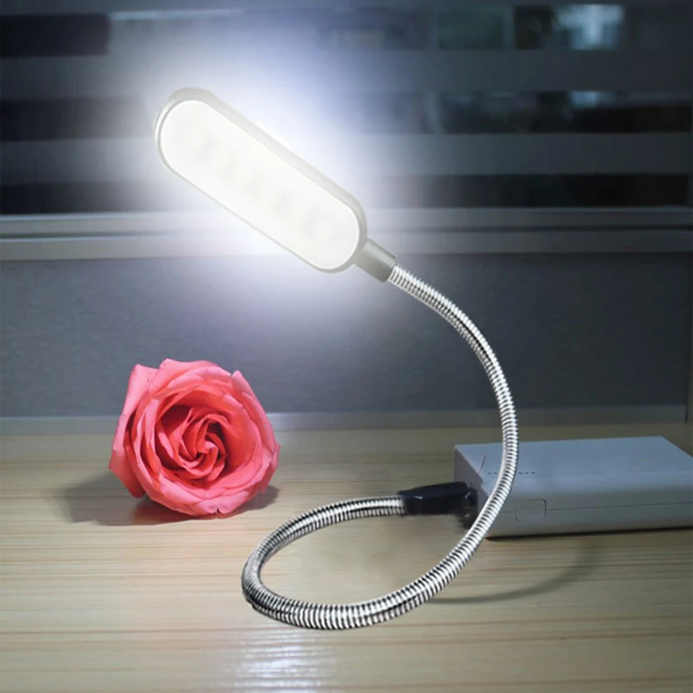 Flexible Portable USB Light Bright Reading Table Lamp 6 LEDs 5V USB Lamp For Power Bank Laptop Notebook PC Computer Shine Bright
Flexible Portable USB Light Bright Reading Table Lamp 6 LEDs 5V USB Lamp For Power Bank Laptop Notebook PC Computer Shine Bright