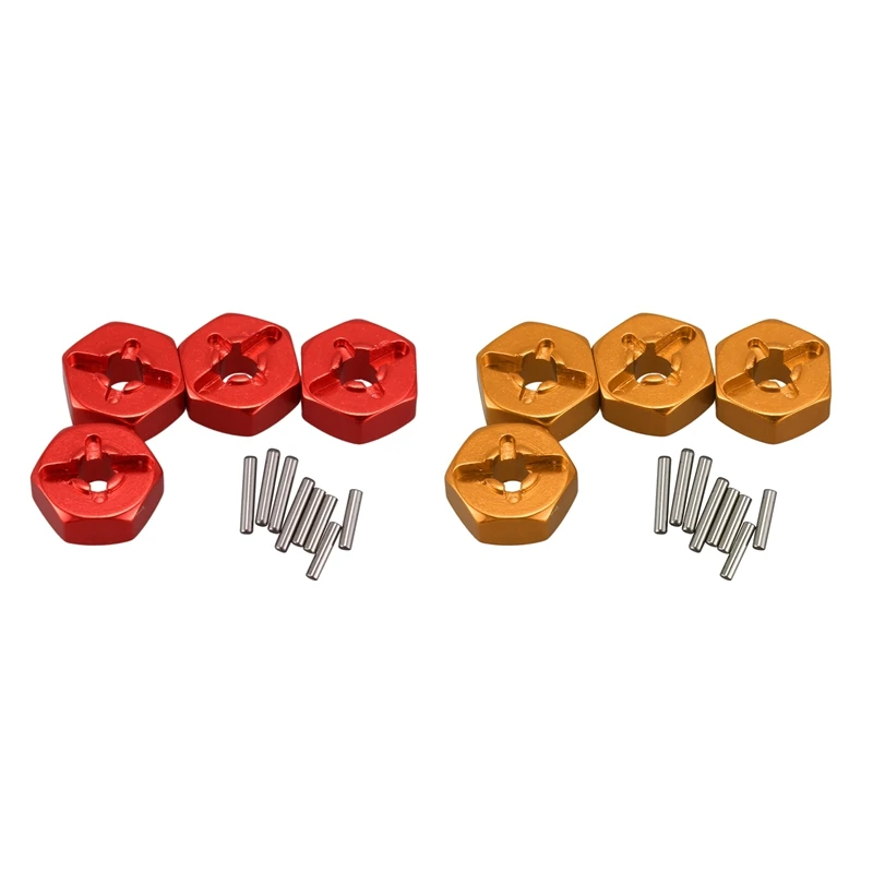 8 Pcs Aluminum Alloy 12Mm Combiner Wheel Hub Hex Adapter Upgrades For Wltoys 144001-Red & Yellow
8 Pcs Aluminum Alloy 12Mm Combiner Wheel Hub Hex Adapter Upgrades For Wltoys 144001-Red & Yellow
