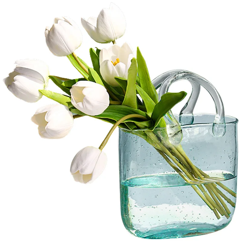 Bubble Hand Basket Living Room Transparent Glass Dry Flower Arrangement Bag Vase Decoration
Bubble Hand Basket Living Room Transparent Glass Dry Flower Arrangement Bag Vase Decoration