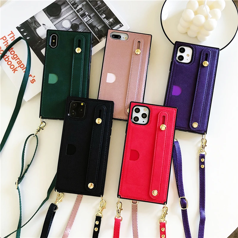 Чехол для iPhone 11, держатель для телефона с ремешком на запястье и отделением для карт, квадратный чехол через плечо для iPhone 11 PRO MAX XS XR X 7 8 Plus SE ... 
Чехол для iPhone 11, держатель для телефона с ремешком на запястье и отделением для карт, квадратный чехол через плечо для iPhone 11 PRO MAX XS XR X 7 8 Plus SE ...