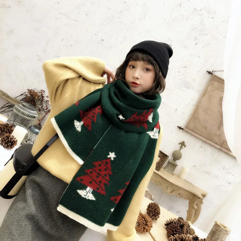 2020 New Design Women's Scarf Christmas Fashion Warm Knitted Scarf Knitted Plush Scarves For Winter Christmas Gift
2020 New Design Women's Scarf Christmas Fashion Warm Knitted Scarf Knitted Plush Scarves For Winter Christmas Gift