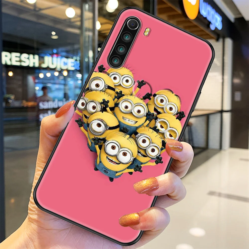Cartoon M-Minion Phone case For Xiaomi Redmi Note 7 7A 8 8T 9 9A 9S 10 K30 Pro Ultra black tpu coque soft cover art bumper 3D
Cartoon M-Minion Phone case For Xiaomi Redmi Note 7 7A 8 8T 9 9A 9S 10 K30 Pro Ultra black tpu coque soft cover art bumper 3D