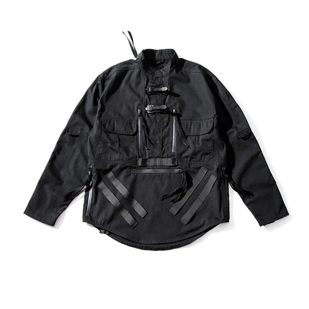 Ученик путешествия FOG S05 Techwear черный Рип стоп тактические рубашка защита от влаги