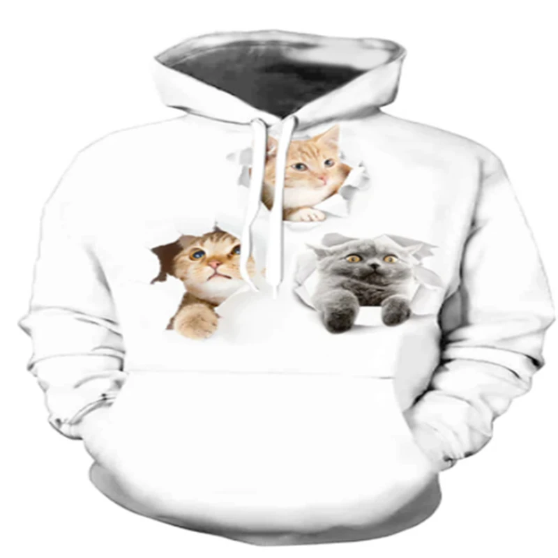 Hoodie 2021 Fall Fashion Hot Sale Men's and Women's Long Sleeve 3D Printing Cat Head Loose Hooded Casual Sportswear
Hoodie 2021 Fall Fashion Hot Sale Men's and Women's Long Sleeve 3D Printing Cat Head Loose Hooded Casual Sportswear