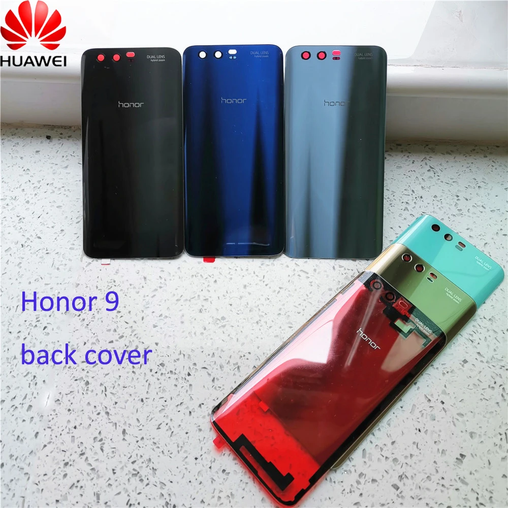 Фото Задняя крышка для Huawei Honor 9 Оригинальный стеклянный корпус - купить
