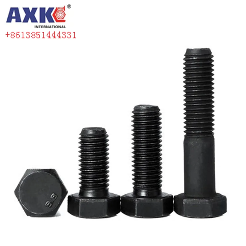 1/10pcs M6 M8 M10 M12 M14 M16 Black Grade 12.9 Alloy Steel Metric Thread GB5783 DIN933 External Hex Hexagon Head Cap Screw Bolt
1/10pcs M6 M8 M10 M12 M14 M16 Black Grade 12.9 Alloy Steel Metric Thread GB5783 DIN933 External Hex Hexagon Head Cap Screw Bolt