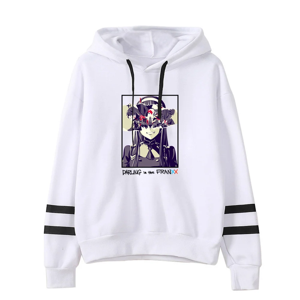 Darling In The Franxx Anime Hoodies Kawaii Zero Two Pullover Hooded Black Ring Sleeve Unisex Rope Couple Streetwear Sweatshirts
Darling In The Franxx Anime Hoodies Kawaii Zero Two Pullover Hooded Black Ring Sleeve Unisex Rope Couple Streetwear Sweatshirts