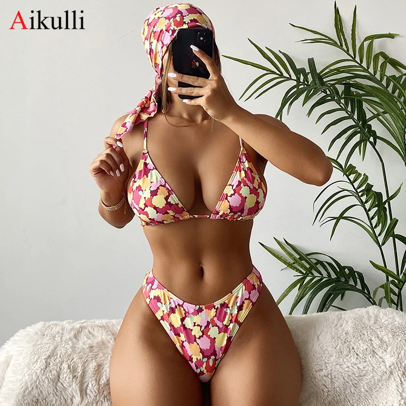 Sexy Floral Three-Piece Bikinis Swimsuit Women Print Swimwear 2022 Summer New Beachwear Bikini Set Female Bathing Suits Swimming
Sexy Floral Three-Piece Bikinis Swimsuit Women Print Swimwear 2022 Summer New Beachwear Bikini Set Female Bathing Suits Swimming