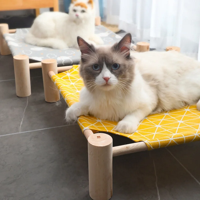 Портативный гамак для кошек летняя подвесная кровать домашних животных дышащая