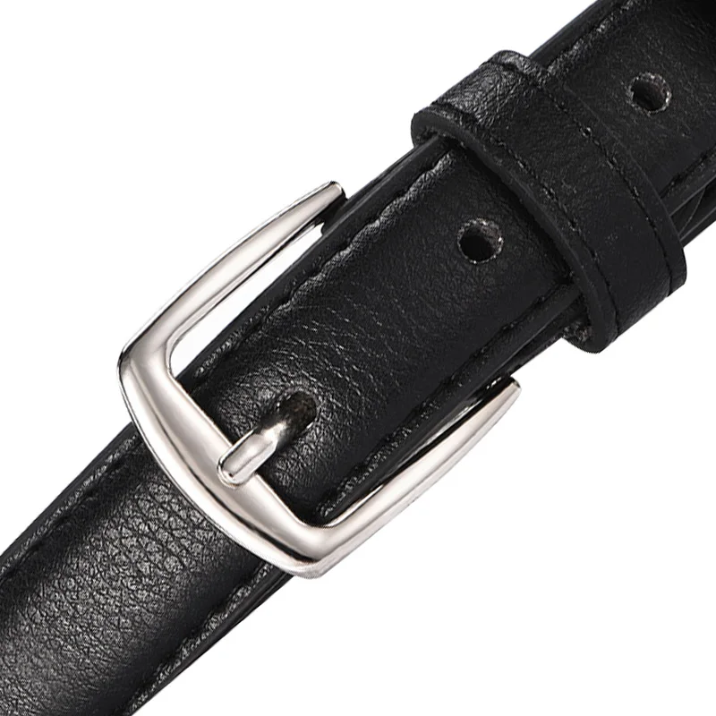 Fashion Antique Black Female Belt with Metal Buckle Faux Leather Woman Belt for Jeans Wild Thin Ladies Dress Waist Belt
Fashion Antique Black Female Belt with Metal Buckle Faux Leather Woman Belt for Jeans Wild Thin Ladies Dress Waist Belt