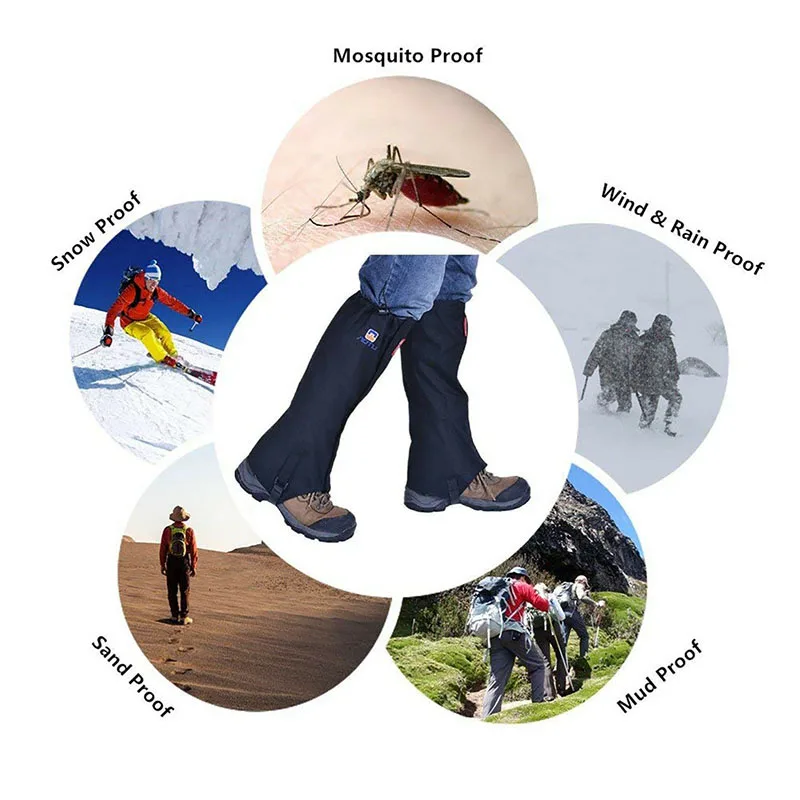 Legging Gaiters Comfortable 600D Long Boot Shoe Ski Wrap Guard Waterproof 1 Pair
Legging Gaiters Comfortable 600D Long Boot Shoe Ski Wrap Guard Waterproof 1 Pair