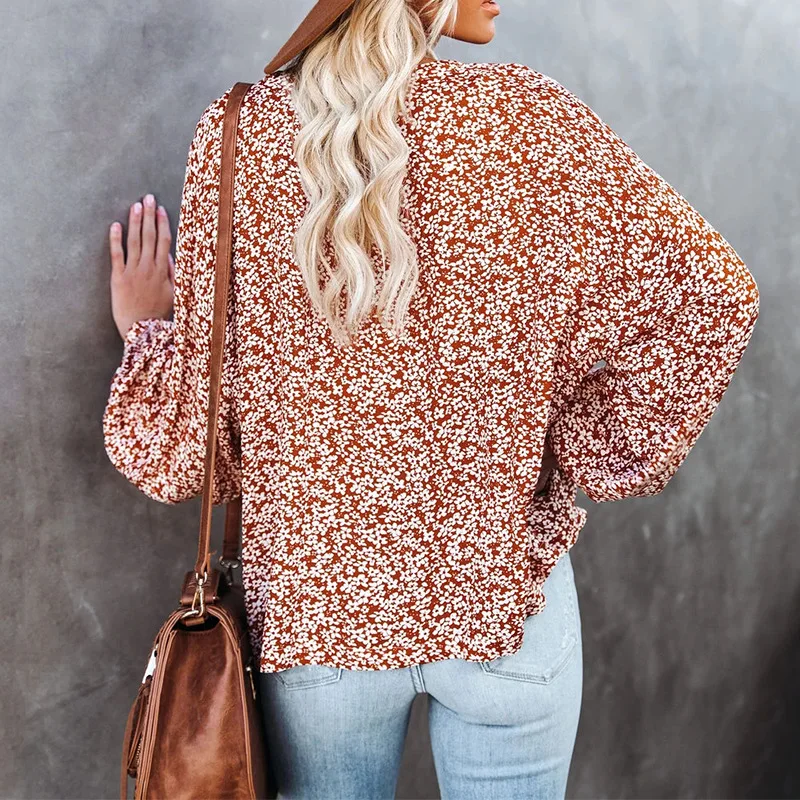 2021 Spring Fashion New High-Quality European And American Floral Long-Sleeved V-Neck Loose Casual Shirt Women's Top Trendy H047
2021 Spring Fashion New High-Quality European And American Floral Long-Sleeved V-Neck Loose Casual Shirt Women's Top Trendy H047