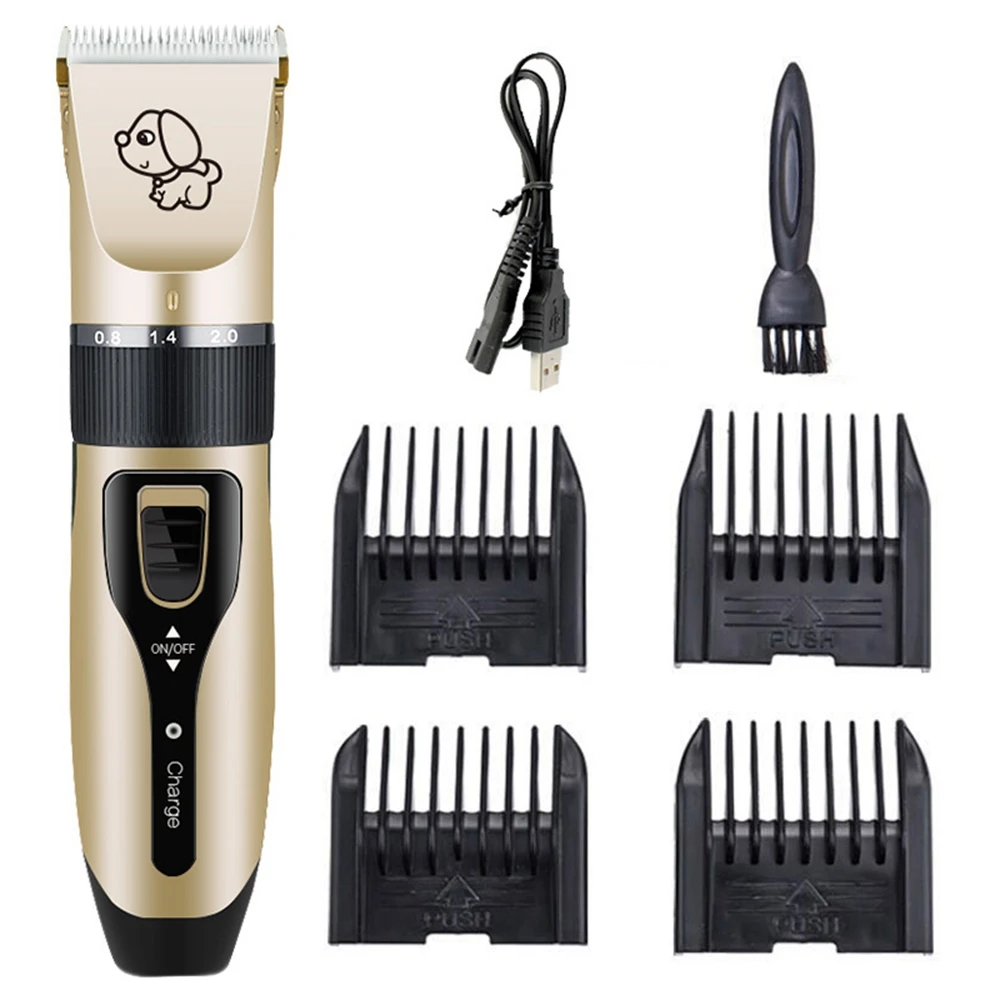 

1PC Electric Dog Clipper Set Washable Pets Hair Trimmers Tools USB Rechargeable C6 Quiet Big Dog Cat Groomers Clippers