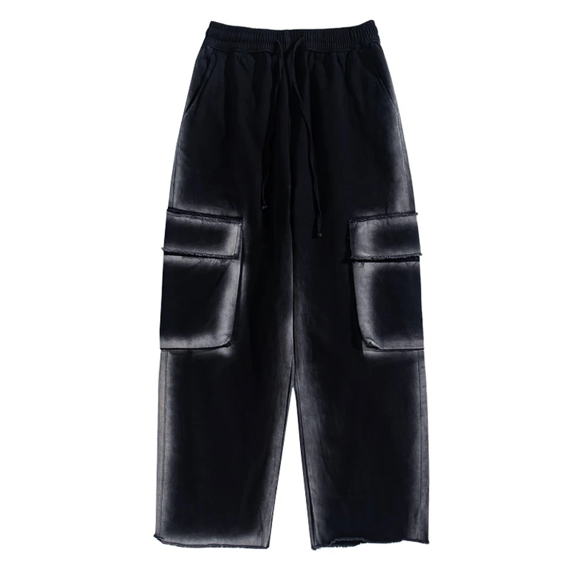 UNCLEDONJM Large pocket cargo pants men japanese fashion mens street wear pants overalls mens clothing Harem Pants AN-2058
UNCLEDONJM Large pocket cargo pants men japanese fashion mens street wear pants overalls mens clothing Harem Pants AN-2058