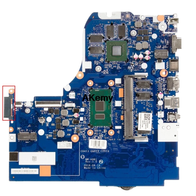NM-A981 Laptop motherboard For Lenovo 310-14IKB original mainboard 4G-RAM I7-7500U GT920MX
NM-A981 Laptop motherboard For Lenovo 310-14IKB original mainboard 4G-RAM I7-7500U GT920MX